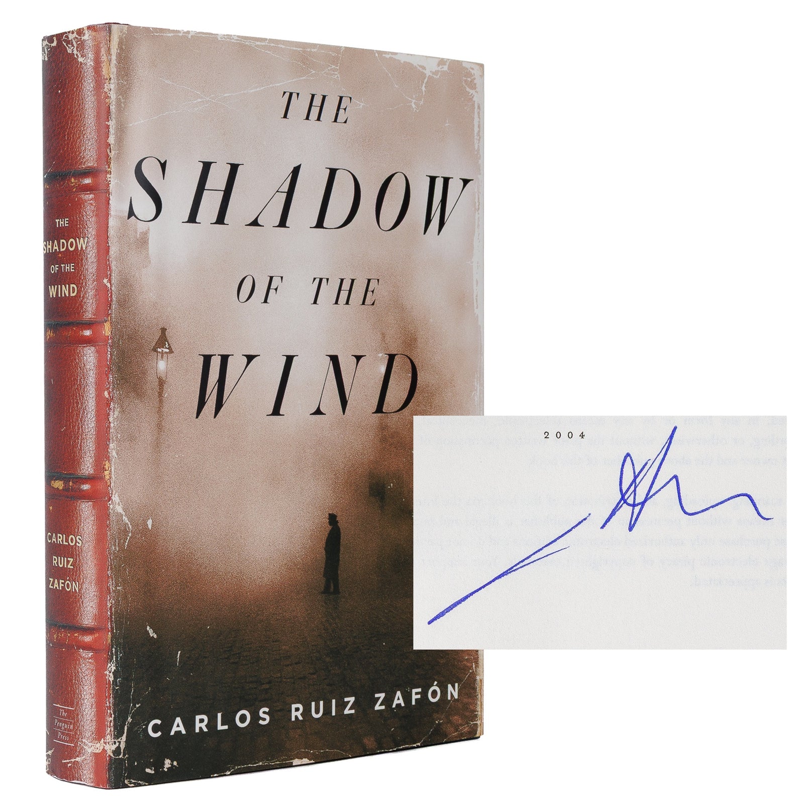 Carlos Ruiz Zafón The Shadow of the Wind — signed first American edition, Penguin Press 2004, gallery view