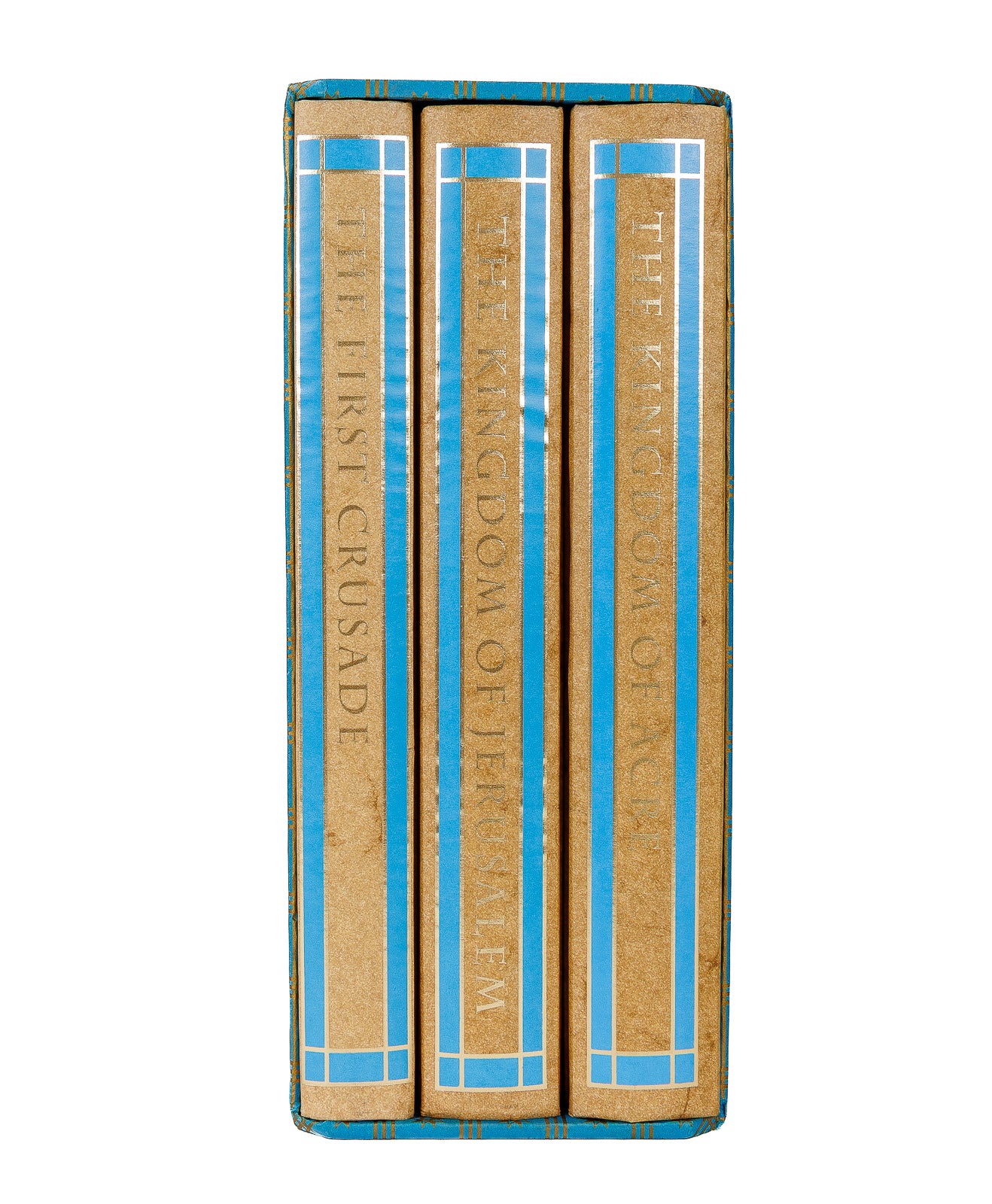 Runciman A History of the Crusades — 3-volume Folio Society set, 1995, slipcase and volumes, gallery view