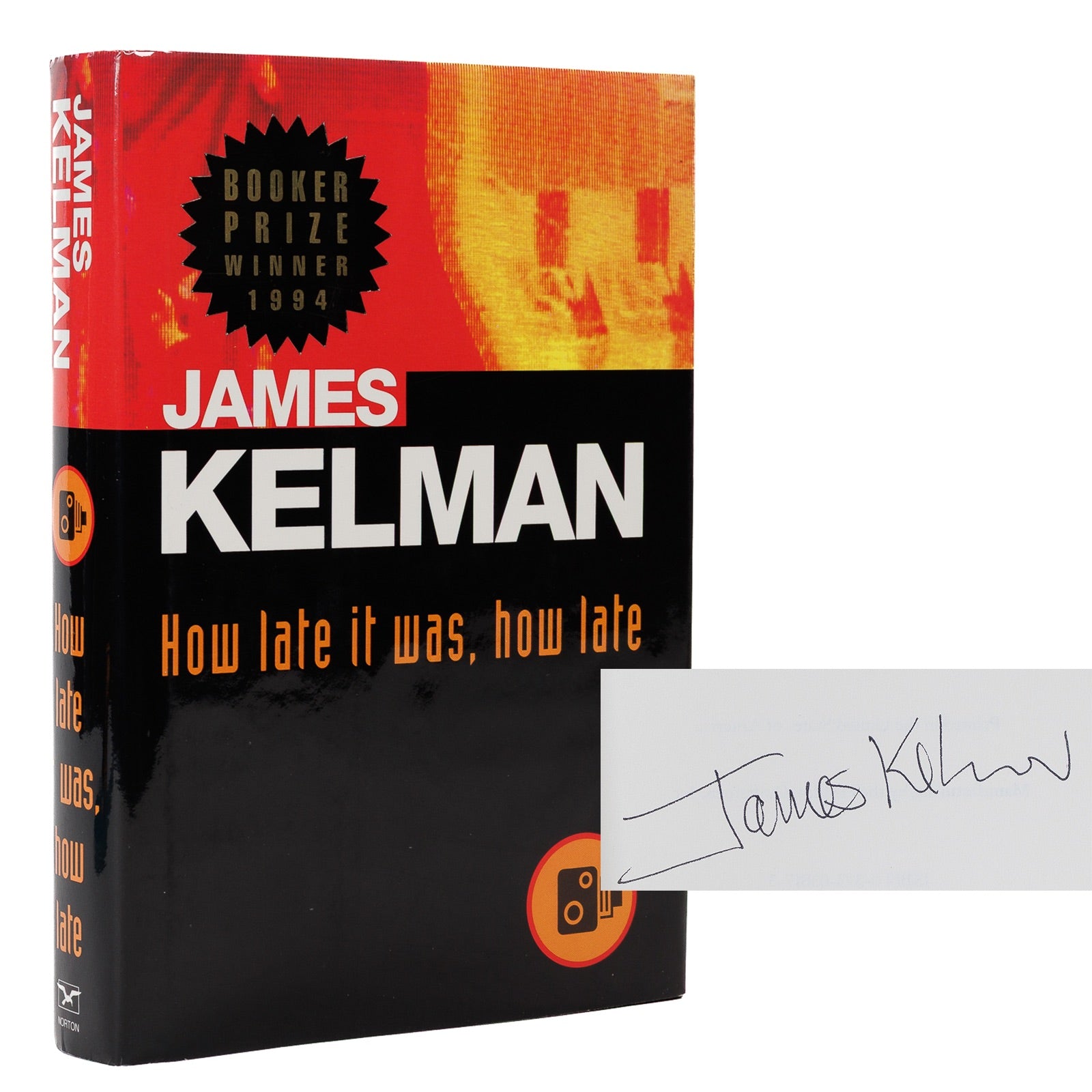 James Kelman How Late It Was How Late — signed first American edition, W.W. Norton 1995, gallery view