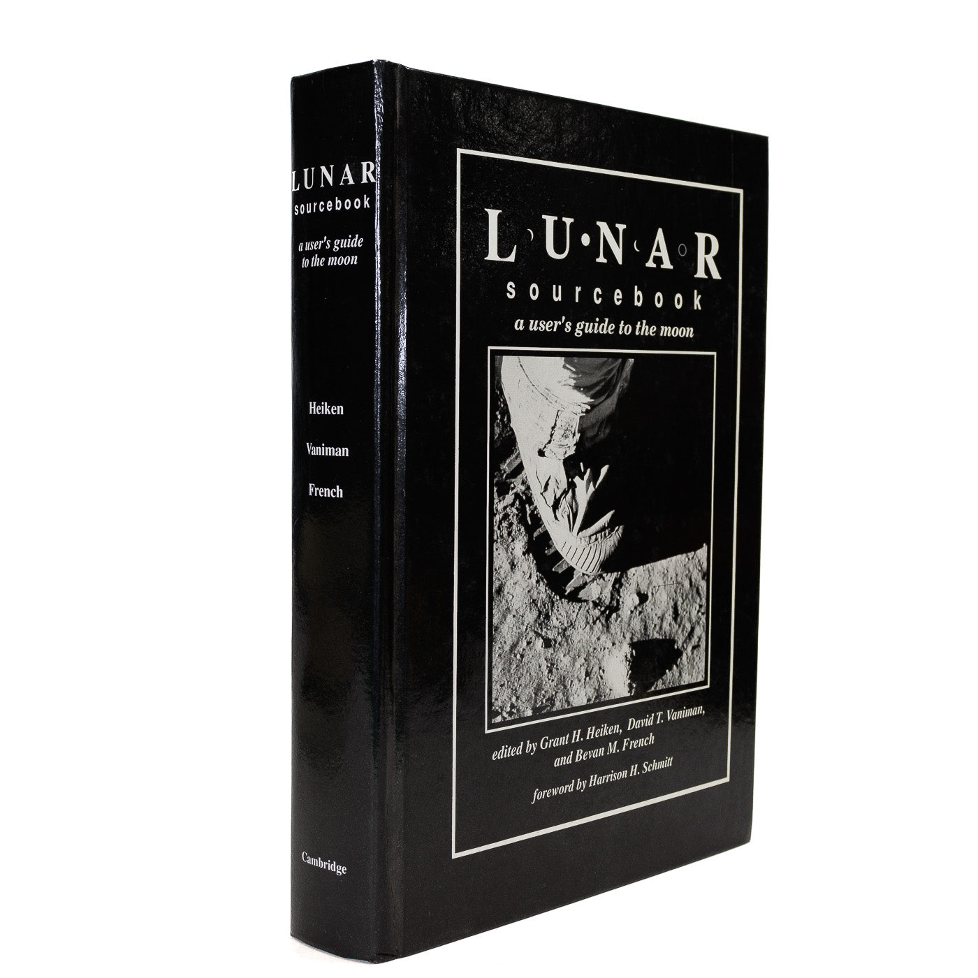 <center> LUNAR SOURCEBOOK <br><i> A User's Guide to the Moon </i><br> First 1st Edition <p> 1991 </center>