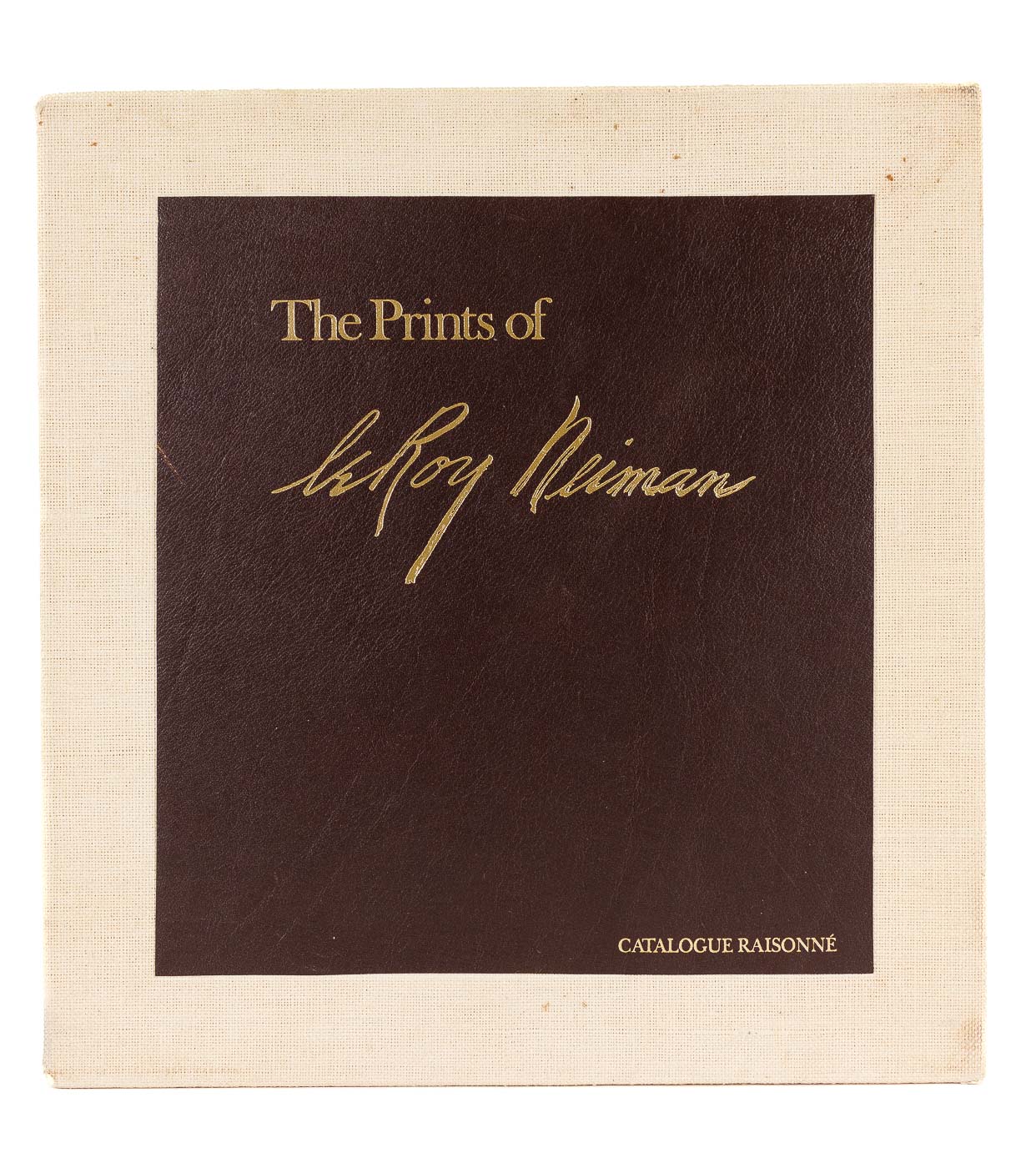 <center> Prints of LEROY NEIMAN <br><i> A Catalogue Raisonne </i><br> SIGNED LIMITED EDITION #520/1000 <br><i>Full Leather in Slipcase </i><p> Knoedler 1980 </center>
