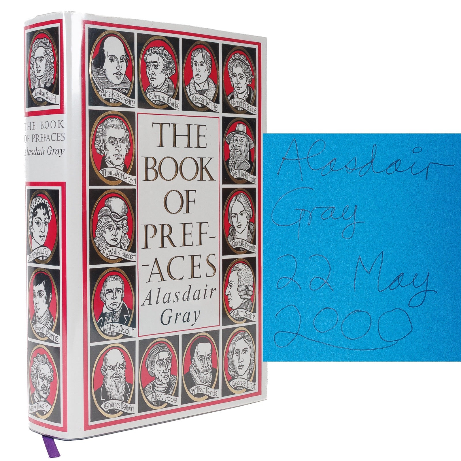 <center> Alasdair Gray <br><i> The Book of Prefaces </i><br> First Edition SIGNED <br><i> Bloomsbury Publishing </i><p> 2000 </center>