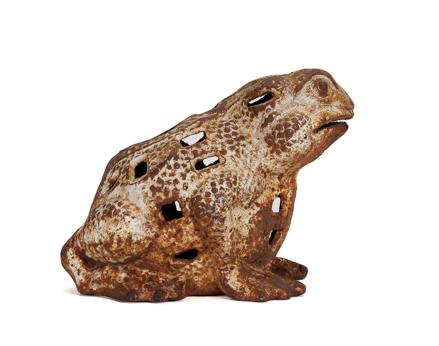 Antique Cast Iron Toad Heavy 10 lbs Vintage Collectible - Tenth Legion ...