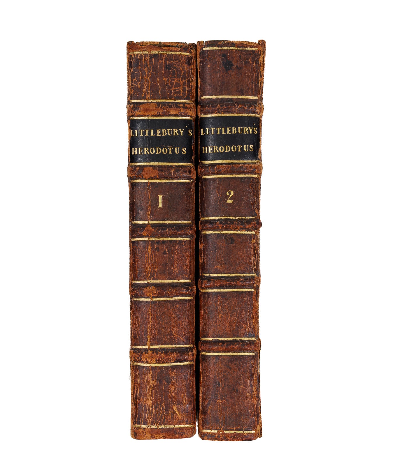 <center> Isaac Littlebury <br><i> The History of HERODOTUS </i><br> RARE <i>1st Complete Translation </i><p> 1709 </center>