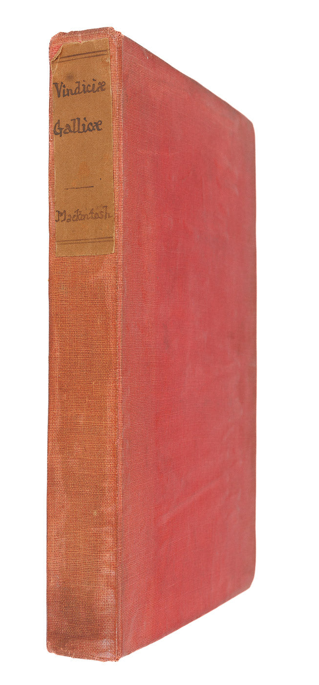 <center> James Mackintosh <br><i> VINDICIAE GALLICAE </i><br> Defence of the Revolution <br> 1791