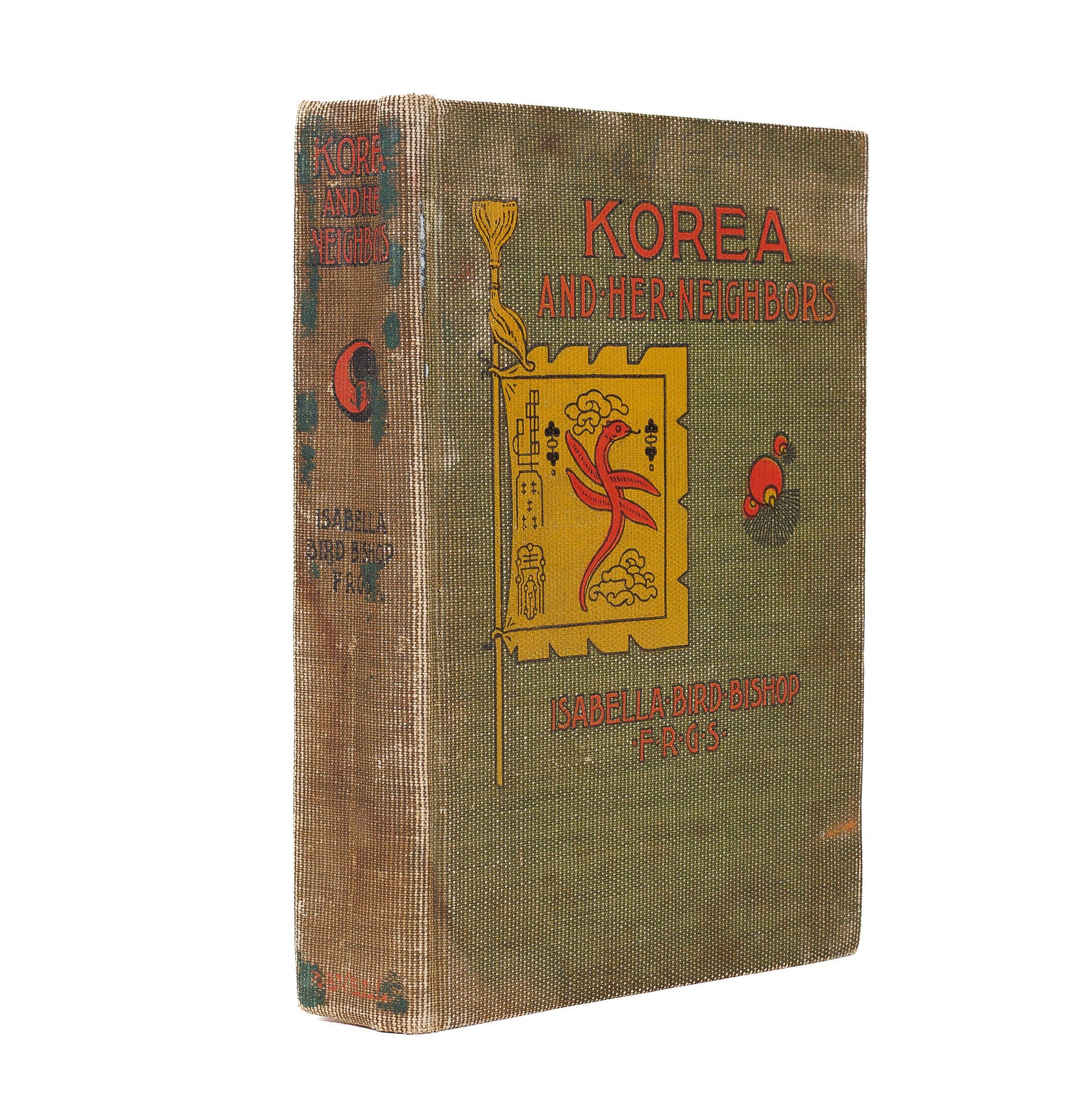 <center> Isabelle Bird Bishop <br><i> KOREA And Her Neighbors </i><br> with MAPS and PLATES <br><i> First American Edition Revell </i><p> 1898 </center>