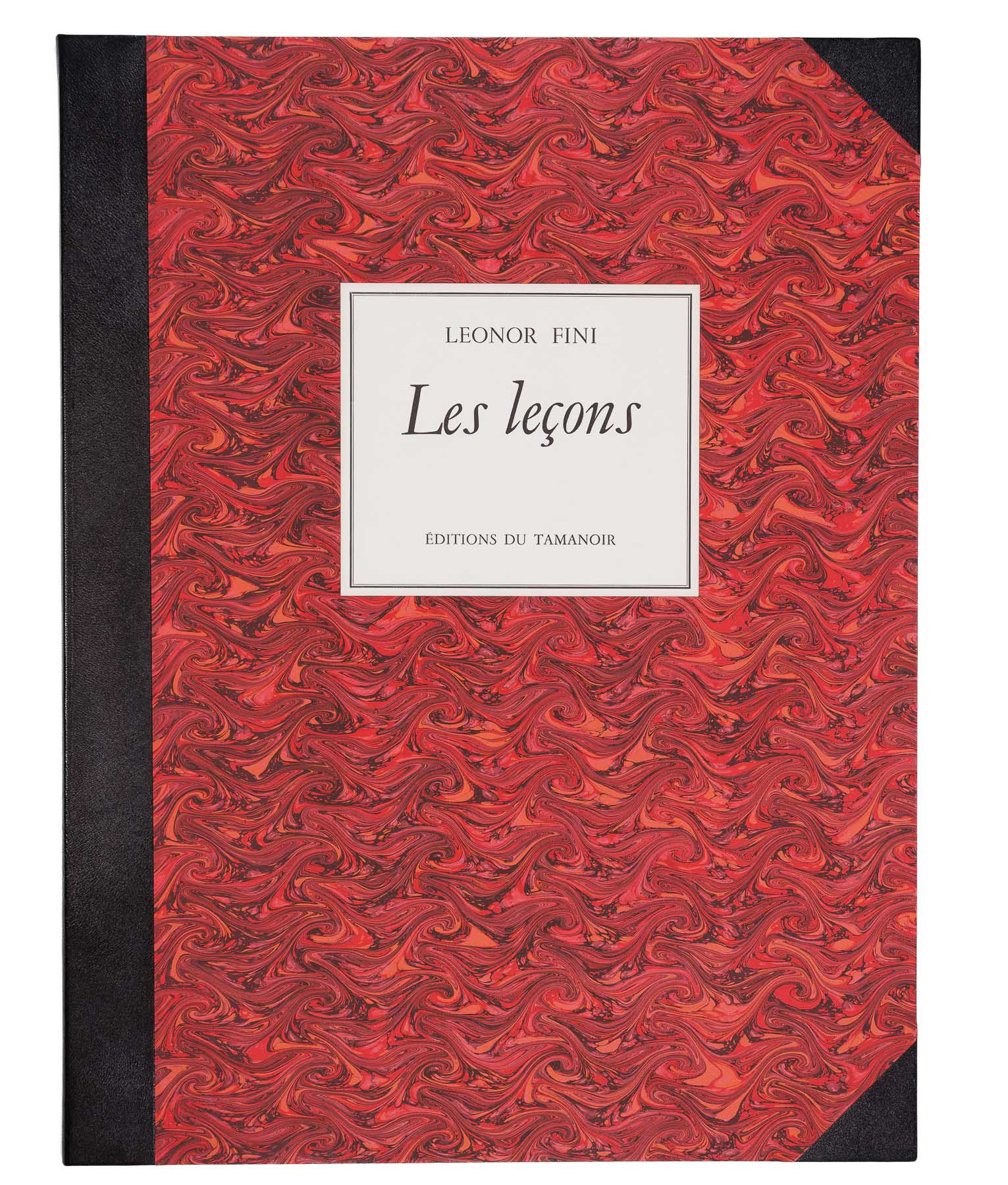<center> LEONOR FINI <br><i> Les lecons </i><br> MASSIVE ELEPHANT FOLIO in CLAMSHELL <br><i> Tamanoir </i><br> Limited Edition 103/175 <br><i> SIGNED by Fini + Waldberg  </i><p> 1976 </center>