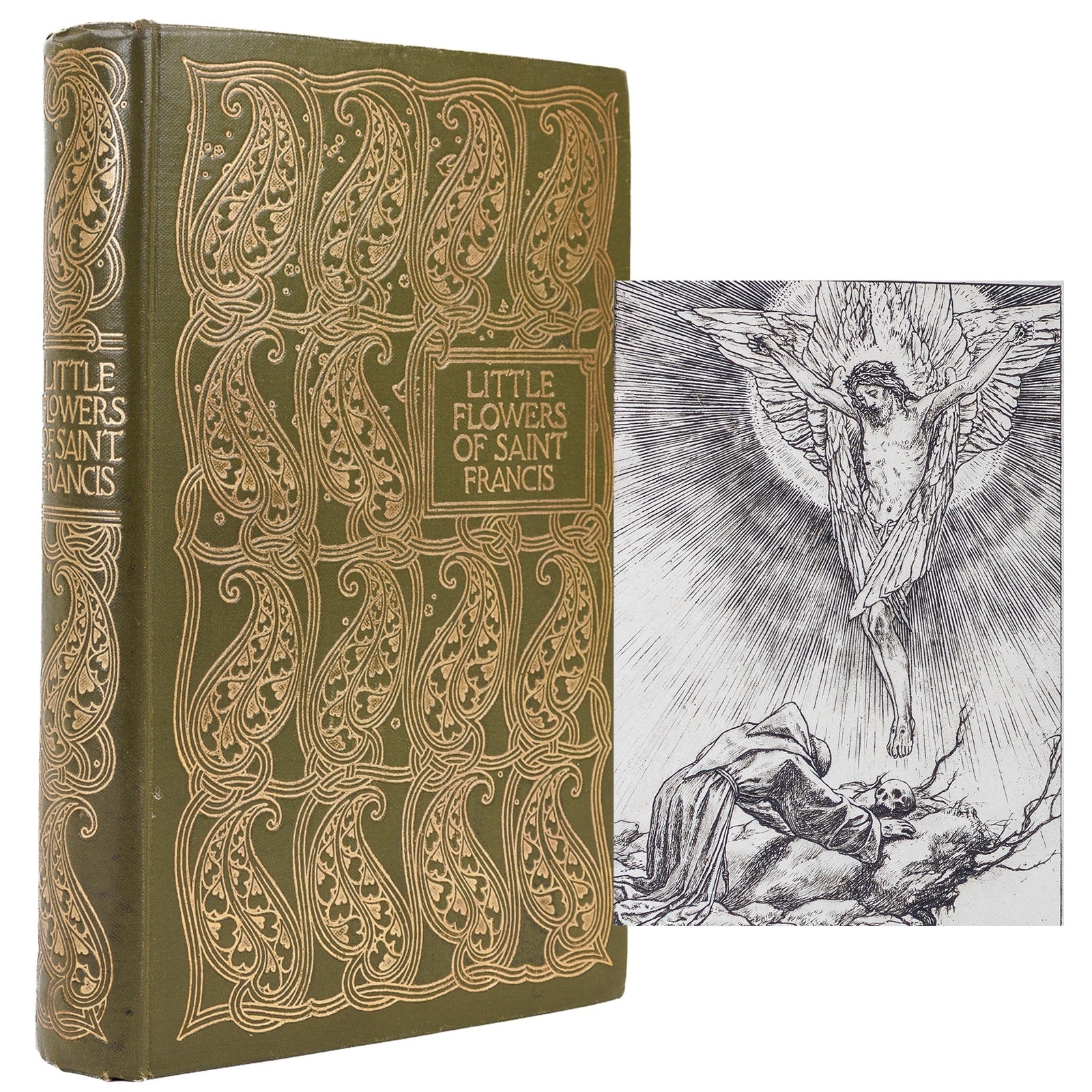 Little Flowers of Saint Francis of Assisi — Paul Woodroffe illustrations, Art and Book Company 1899, gallery view