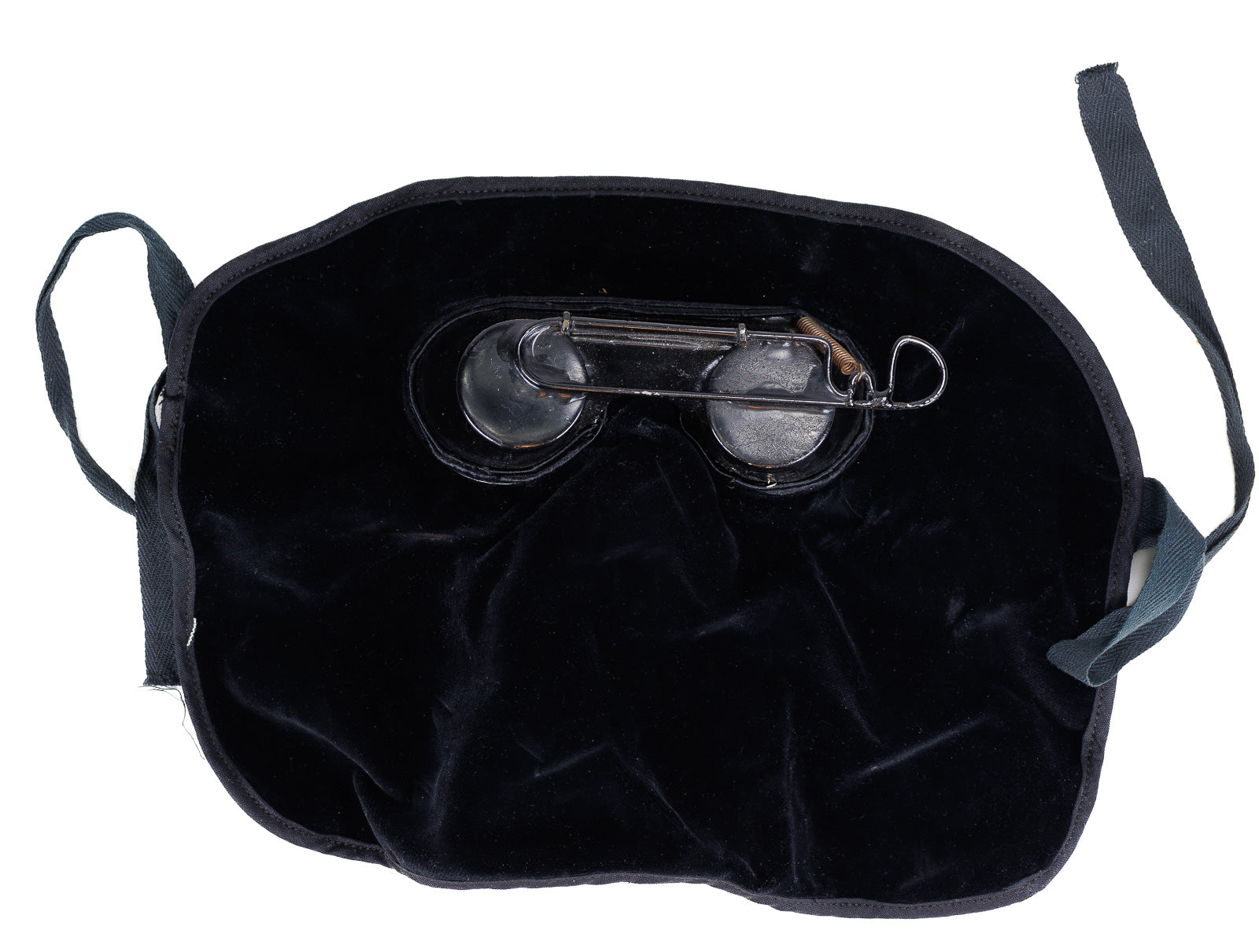 <center> MASONIC ODD FELLOWS <br><i> Hoodwink Glasses Blindfold </i><p> Ceremonial Initiation Blackout Glasses  </center>