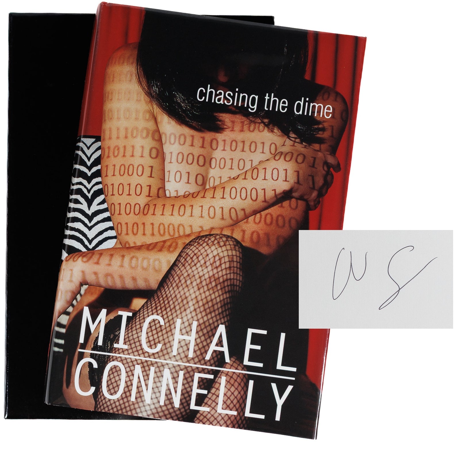 <center> Michael Connelly <br><i> Chasing the Dime </i><br> First SIGNED Limited Edition <br><i> #290 of 504 in Slipcase </i><p> 2002 </center>