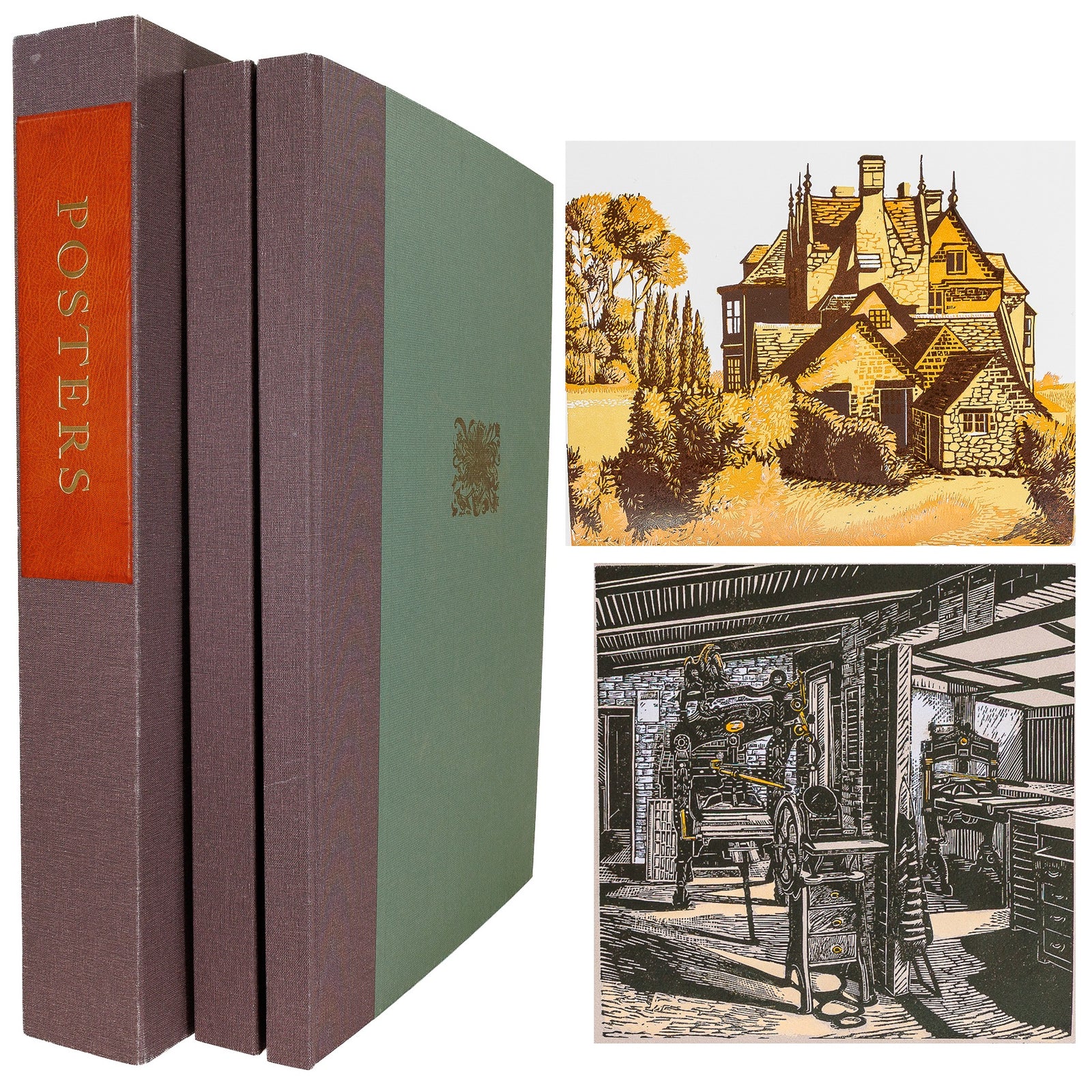 <center> John Randle + Hellmuth Weissenborn <br><i> A Book of POSTERS </i><br> Printed at Whittington <br><i> LIMITED EDITION #18 of only 50 </i><br> RARE Edition 'A' <br><i> Elephant Folios of 35 + 10 Posters </i><p> 1996 </center>