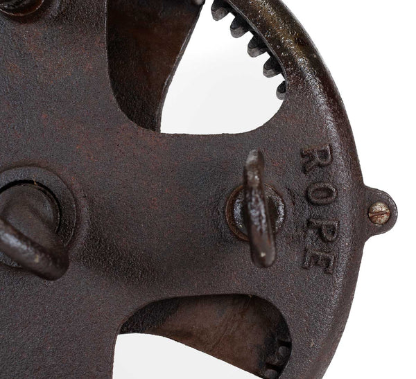 THE WONDER ROPE MAKER 5 Hooks Antique Heavy Cast Iron FINE EXAMPLE ...